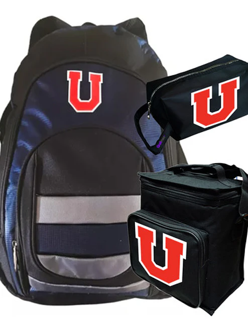 Mochila Universidad De Chile Lonchera Estuche Grafimax 1