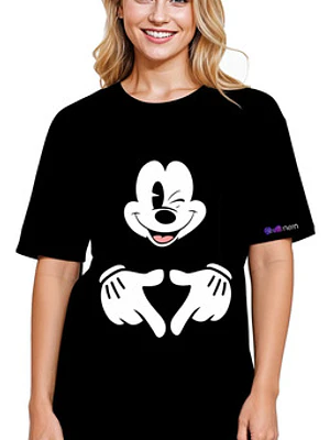 Polera Mickey Mouse Guiño Caricaturas Grafimax