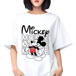 Polera Oversize Mickey Mouse Caricaturas Grafimax