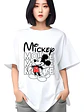 Polera Oversize Mickey Mouse Caricaturas Grafimax - Miniatura 1