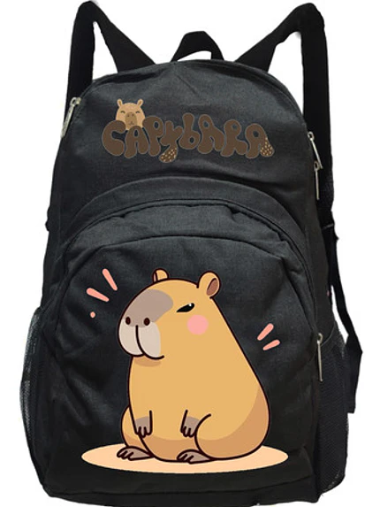 Mochila Capibara Carpincho Kawaii Diseños Grafimax 25