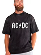 Polera Acdc Efecto Jeans Desgastada Grafimax - Miniatura 1
