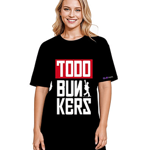 Polera Mujer Todo Bunkers Oversize Grafimax