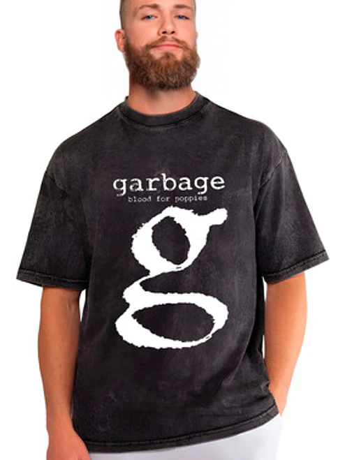 Polera Garbage Efecto Jeans Desgastada Grafimax 1