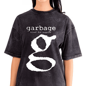 Polera Mujer Garbage Efecto Jeans Desgastada Grafimax