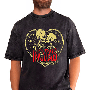 Polera Incubus Efecto Jeans Desgastada Grafimax