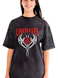 Polera Mujer Linkin Park Efecto Jeans Desgastada Grafimax - Miniatura 1