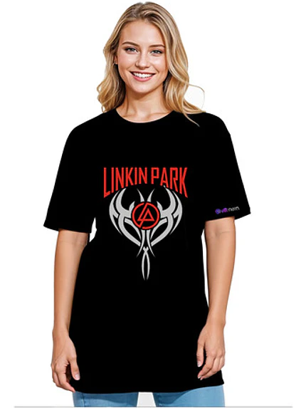 Polera Mujer Linkin Park Oversize Grafimax 1