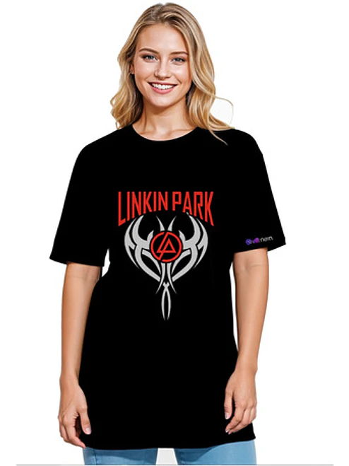 Polera Mujer Linkin Park Oversize Grafimax 1