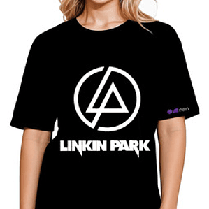 Polera Mujer Linkin Park Logo Oversize Grafimax