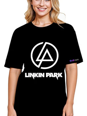 Polera Mujer Linkin Park Logo Oversize Grafimax