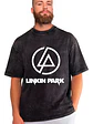 Polera Linkin Park Logo Efecto Jeans Desgastada Grafimax - Miniatura 1