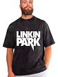 Polera Linkin Park Rock Efecto Jeans Desgastada Grafimax - Miniatura 1