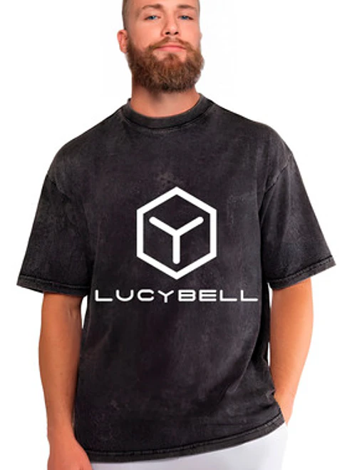 Polera Lucybell Efecto Jeans Desgastada Grafimax 1