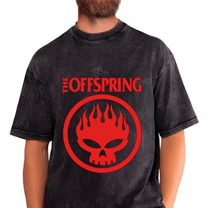 Polera The Offspring Efecto Jeans Desgastada Míºsica Grafimax