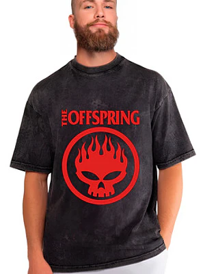 Polera The Offspring Efecto Jeans Desgastada Míºsica Grafimax