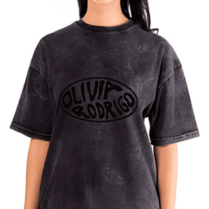 Polera Mujer Olivia Rodrigo Efecto Desgastada Música - Grafimax