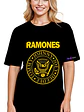 Polera Mujer Ramones Logo Oversize Grafimax - Miniatura 1