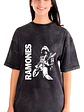 Polera Mujer Ramones Efecto Jeans Desgastada Grafimax - Miniatura 1