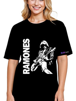 Polera Mujer Ramones Oversize Grafimax