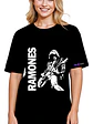 Polera Mujer Ramones Oversize Grafimax - Miniatura 1