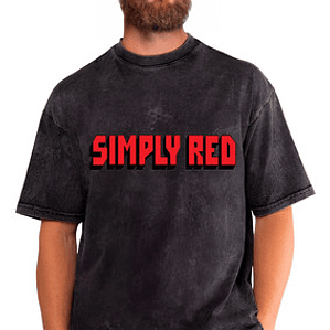 Polera Simply Red Efecto Jeans Desgastada Grafimax