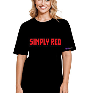 Polera Mujer Simply Red Oversize Grafimax