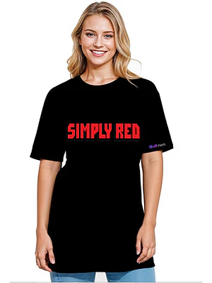 Polera Mujer Simply Red Oversize Grafimax