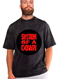 Polera System Of A Down Efecto Jeans Desgastada Música Grafimax - Miniatura 1