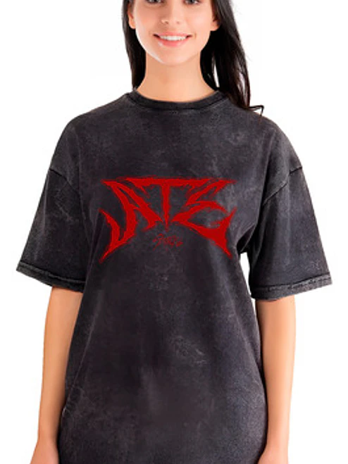 Polera Mujer Stray Kids Ate Efecto Jeans Desgastada Grafimax 1