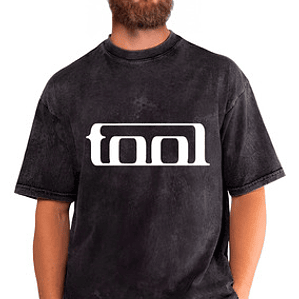 Polera Tool Metal Efecto Jeans Desgastada Música Grafimax