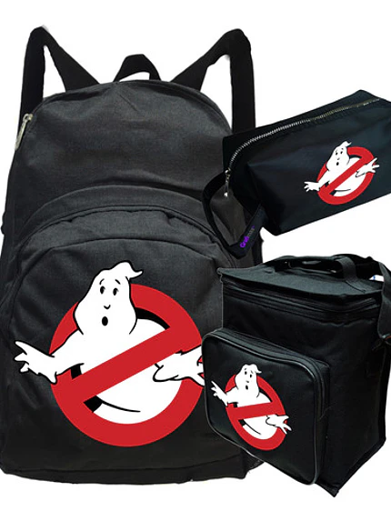 Mochila Cazafantasmas Movie Pack Lonchera Estuche Grafimax 1