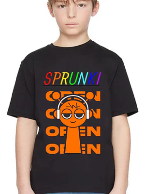 Polera Niño Sprunki Oren Videojuegos Grafimax
