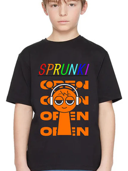 Polera Niño Sprunki Oren Videojuegos Grafimax 1