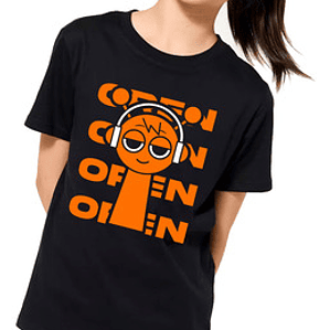 Polera Niñas Sprunki Oren Videojuegos Grafimax