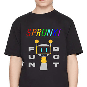 Polera Niño Sprunki Fun Bot Videojuegos Grafimax