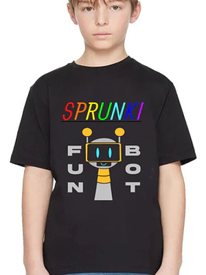 Polera Niño Sprunki Fun Bot Videojuegos Grafimax