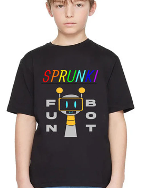 Polera Niño Sprunki Fun Bot Videojuegos Grafimax 1