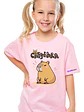 Polera Niñas Capibara Animado Diseños Grafimax - Miniatura 1