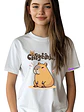 Polera Niñas Capibara Animado Diseños Grafimax - Miniatura 5
