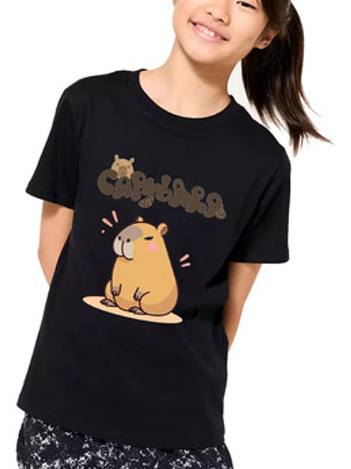 Polera Niñas Capibara Animado Diseños Grafimax 9