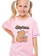 Polera Niñas Capibara Bubble Tea Diseños Grafimax - Miniatura 21