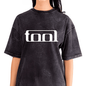 Polera Mujer Tool 2019 Rock Efecto Jeans Desgastada Grafimax