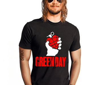 Polera Green Day American Idiot Punk Rock Música Grafimax