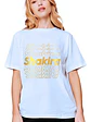 Polera Mujer Shakira Gold Oversize Música Grafimax - Miniatura 1