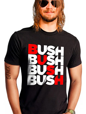 Polera Bush Grunge Rock Música Grafimax