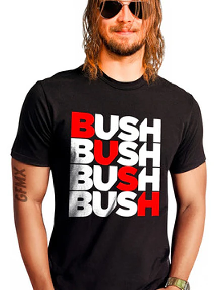 Polera Bush Grunge Rock Música Grafimax 1