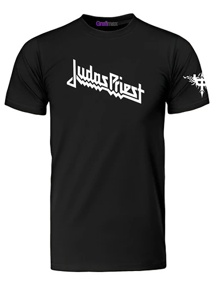 Polera Judas Priest Logo Heavy Metal Grafimax 1