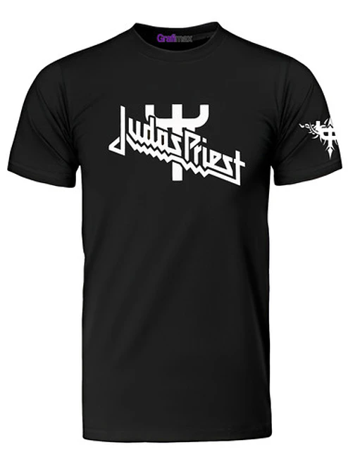 Polera Judas Priest Logos Heavy Metal Grafimax 1