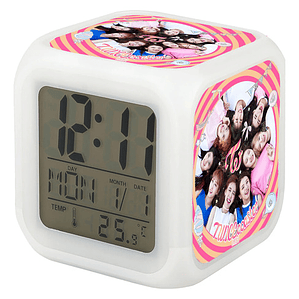 Reloj Despertador Led Twice Coaster Kpop Escritorio Grafimax